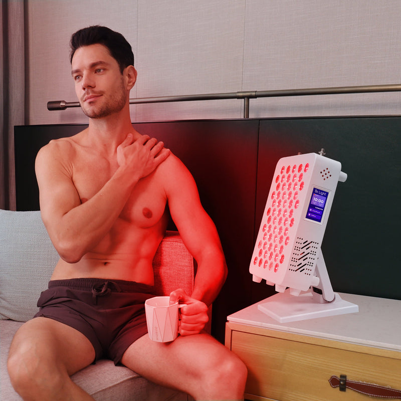 BioLight ReCharge Red Light Therapy Panel: Touch Screen, Adjustable Brightness & Pulsed Frequencies
