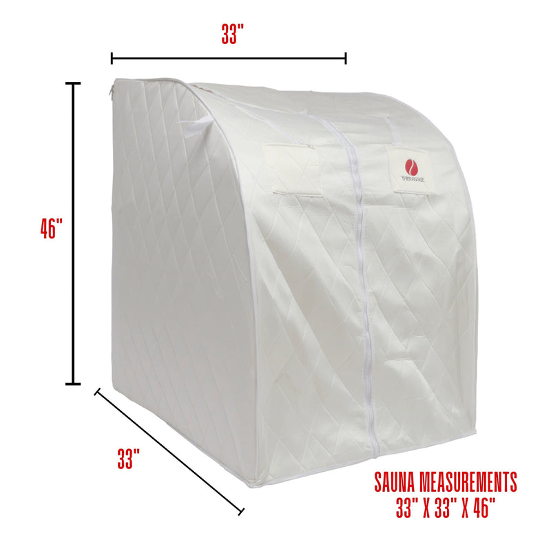 Thera360 PLUS Personal Sauna (White)