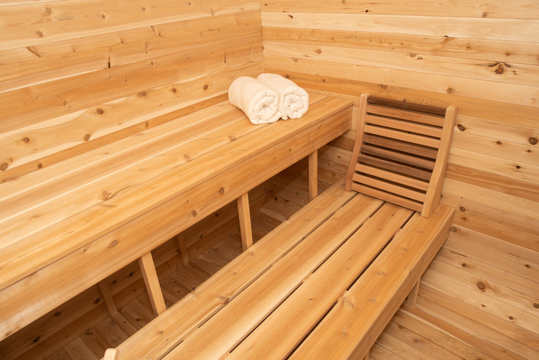 Canadian Timber Luna Outdoor Electric Sauna (CTC22LU) by Leisurecraft