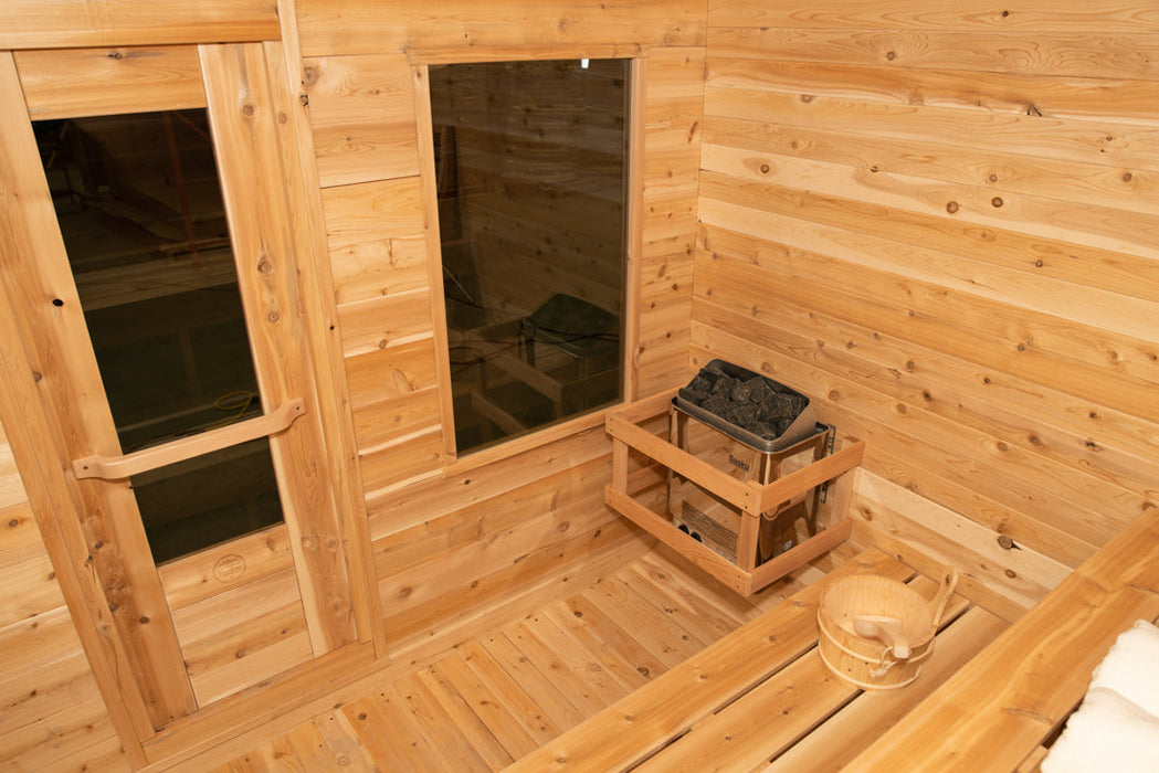 Canadian Timber Luna Outdoor Electric Sauna (CTC22LU) by Leisurecraft