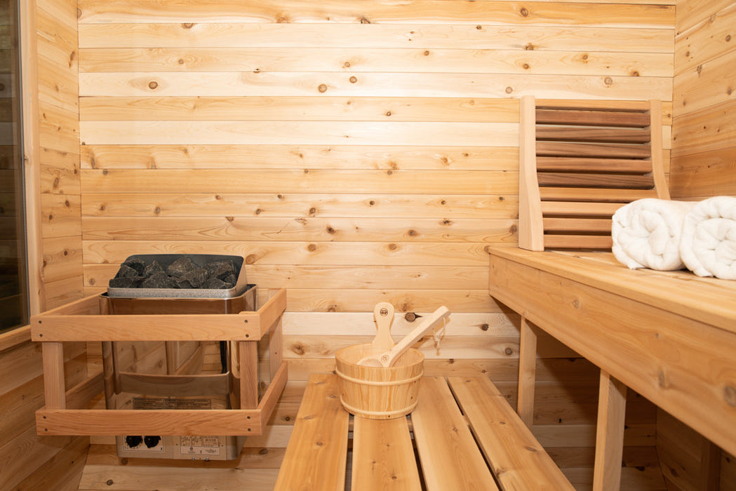 Canadian Timber Luna Outdoor Electric Sauna (CTC22LU) by Leisurecraft
