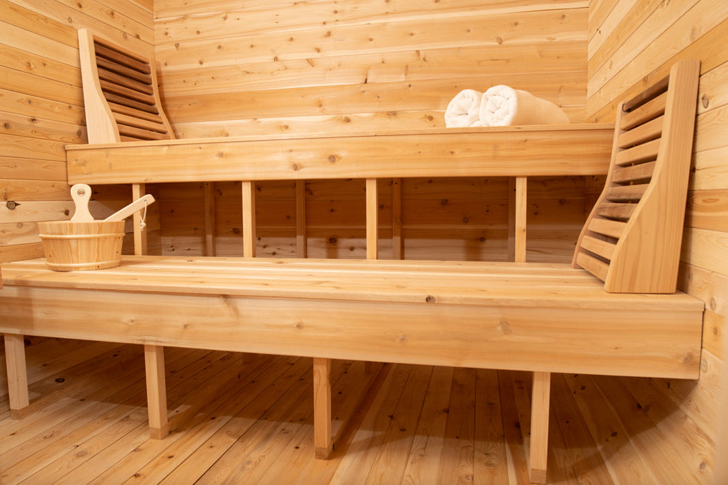 Canadian Timber Luna Outdoor Electric Sauna (CTC22LU) by Leisurecraft