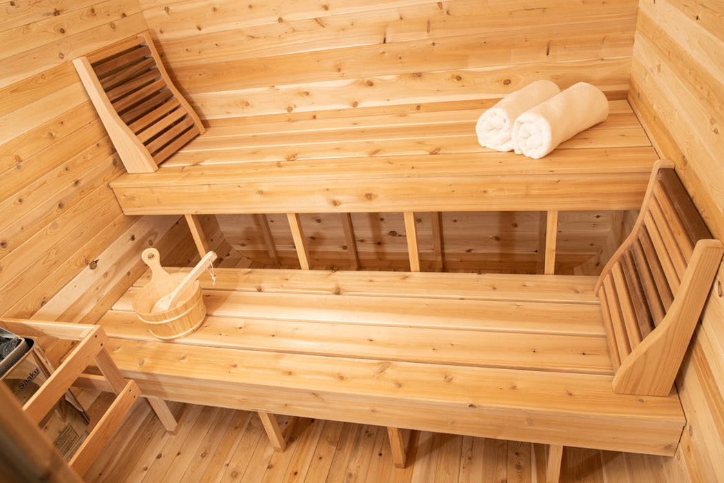 Canadian Timber Luna Outdoor Electric Sauna (CTC22LU) by Leisurecraft
