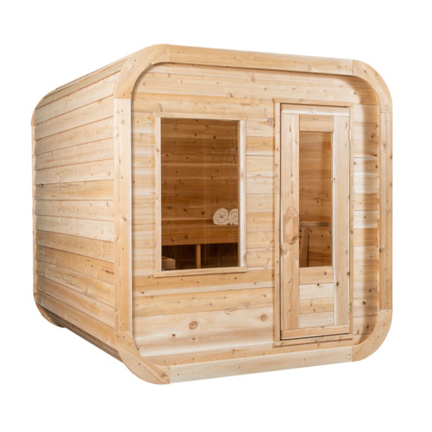 Canadian Timber Luna Outdoor Electric Sauna (CTC22LU) by Leisurecraft