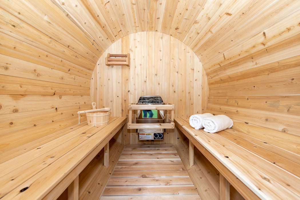 Canadian Timber Harmony Outdoor Electric Sauna (CTC22E) by Leisurcraft