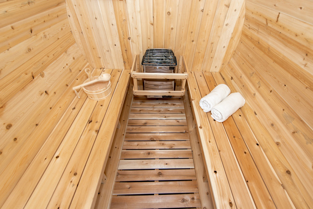 Canadian Timber Harmony Outdoor Electric Sauna (CTC22E) by Leisurcraft