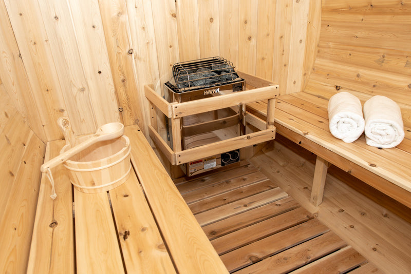Canadian Timber Harmony Outdoor Electric Sauna (CTC22E) by Leisurcraft