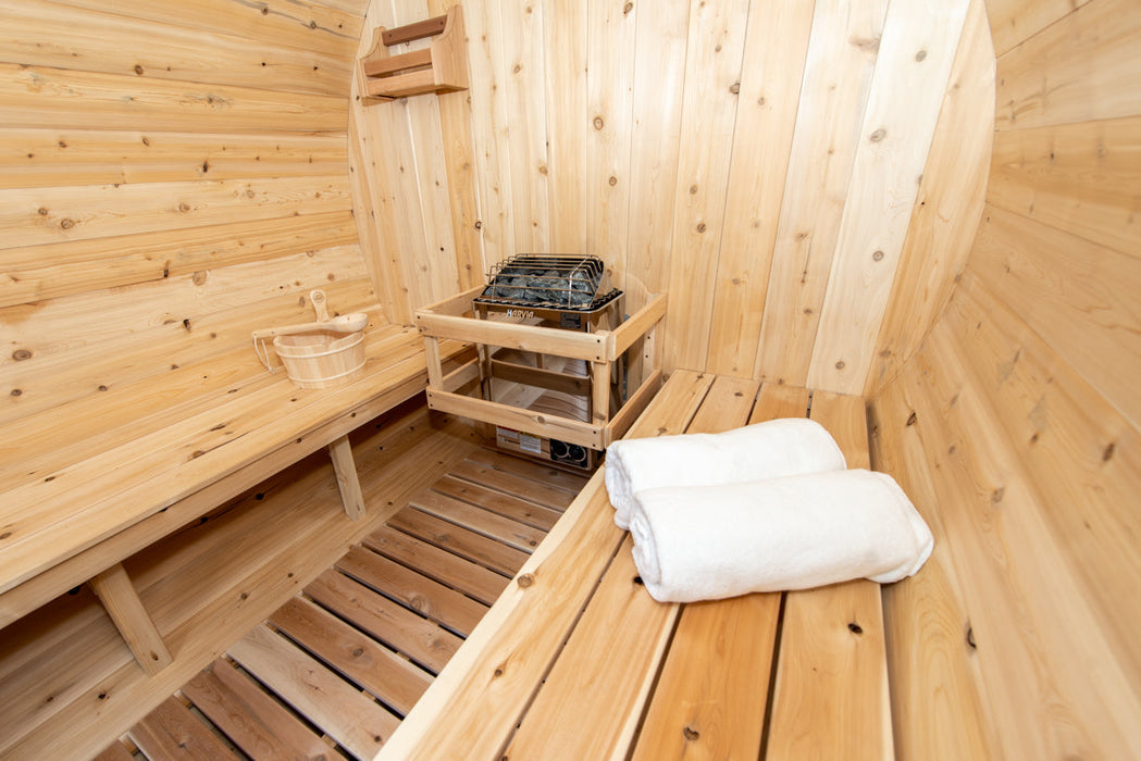 Canadian Timber Harmony Outdoor Electric Sauna (CTC22E) by Leisurcraft