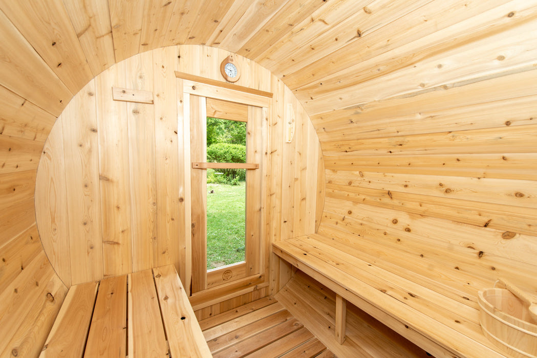 Canadian Timber Harmony Outdoor Electric Sauna (CTC22E) by Leisurcraft