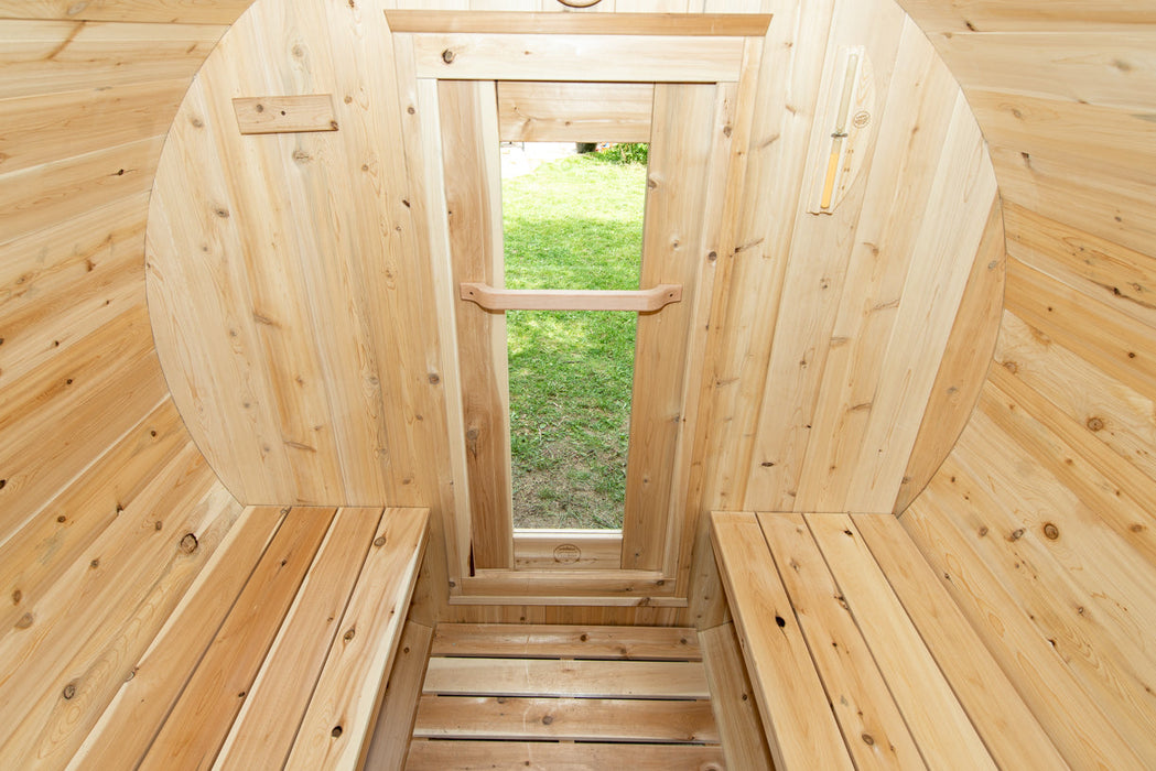 Canadian Timber Harmony Outdoor Electric Sauna (CTC22E) by Leisurcraft