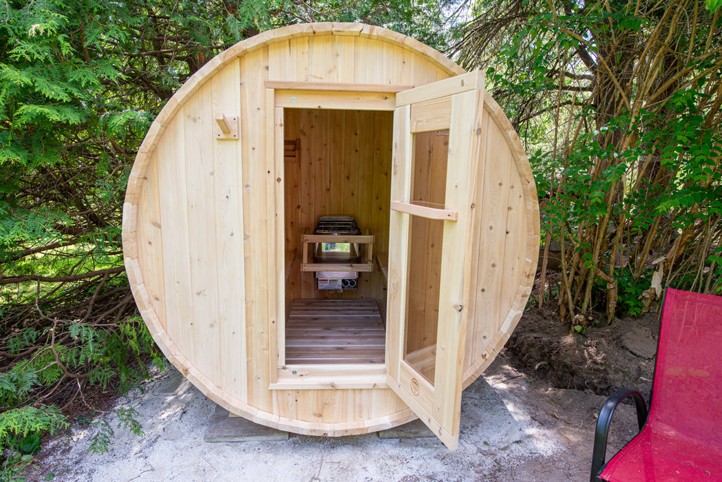 Canadian Timber Harmony Outdoor Electric Sauna (CTC22E) by Leisurcraft