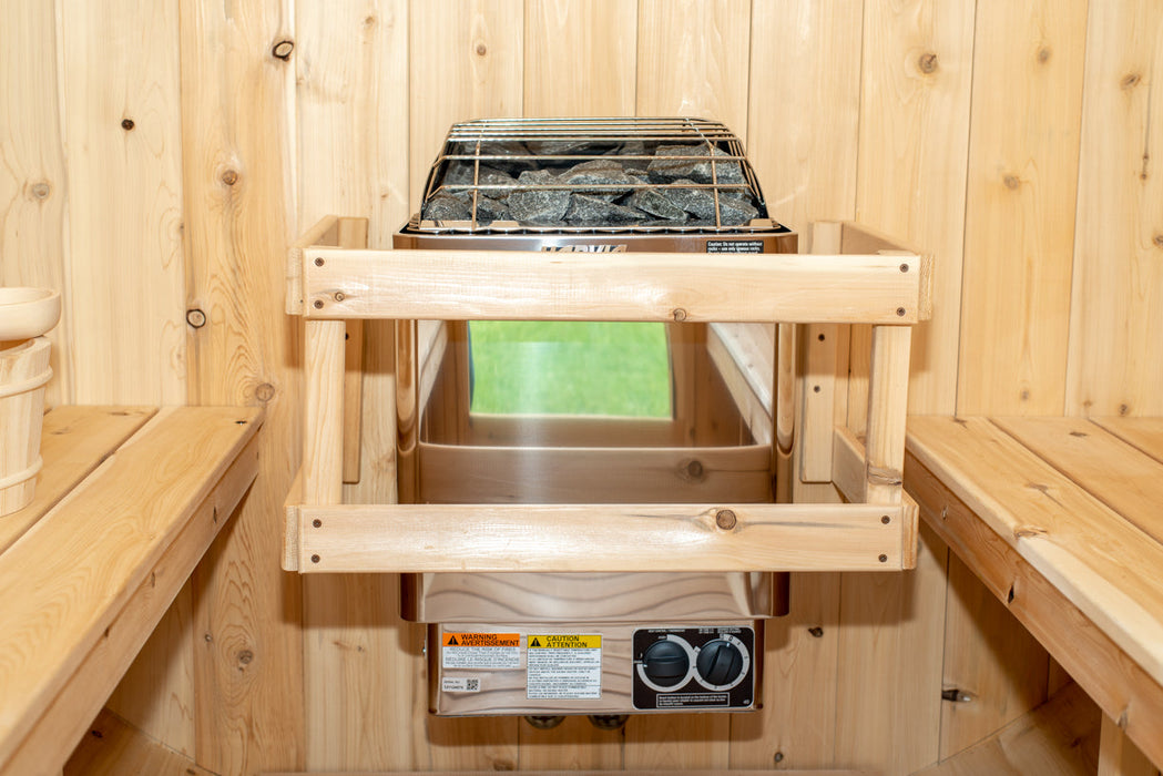 Canadian Timber Harmony Outdoor Electric Sauna (CTC22E) by Leisurcraft
