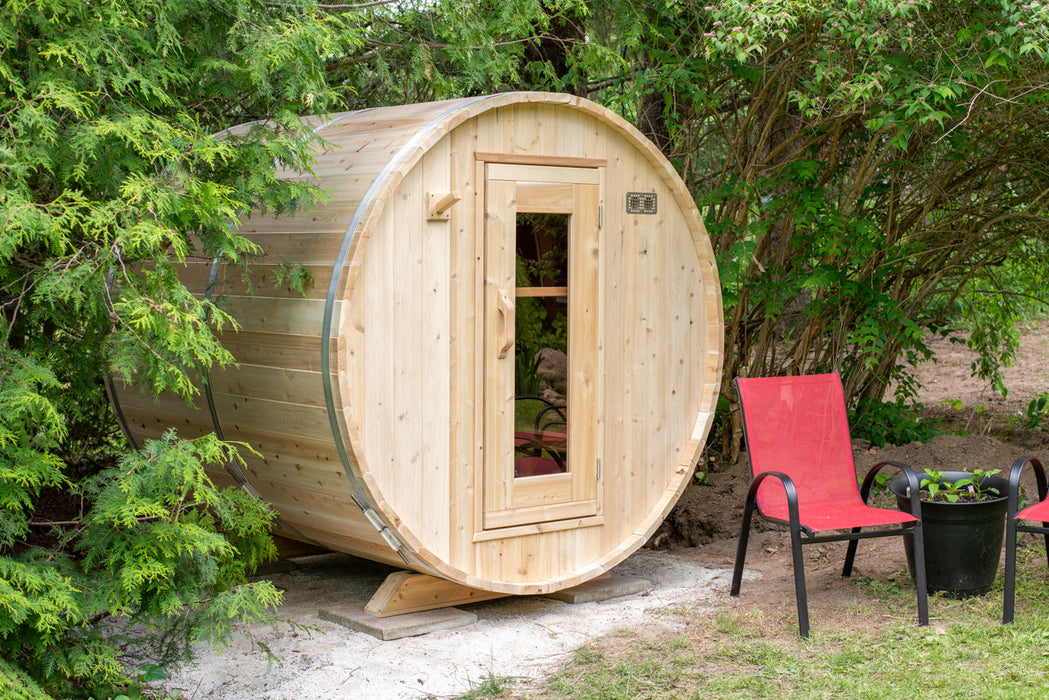 Canadian Timber Harmony Outdoor Electric Sauna (CTC22E) by Leisurcraft