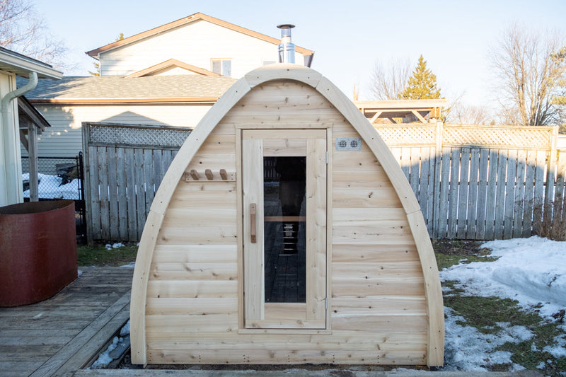 Canadian Timber MiniPOD Wood Burning Sauna (CTC77MW) by Leisurecraft