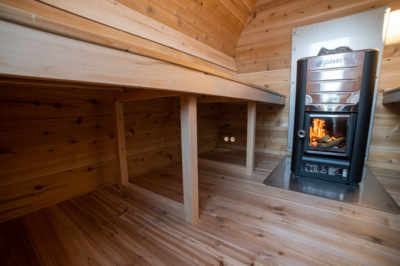 Canadian Timber MiniPOD Wood Burning Sauna (CTC77MW) by Leisurecraft