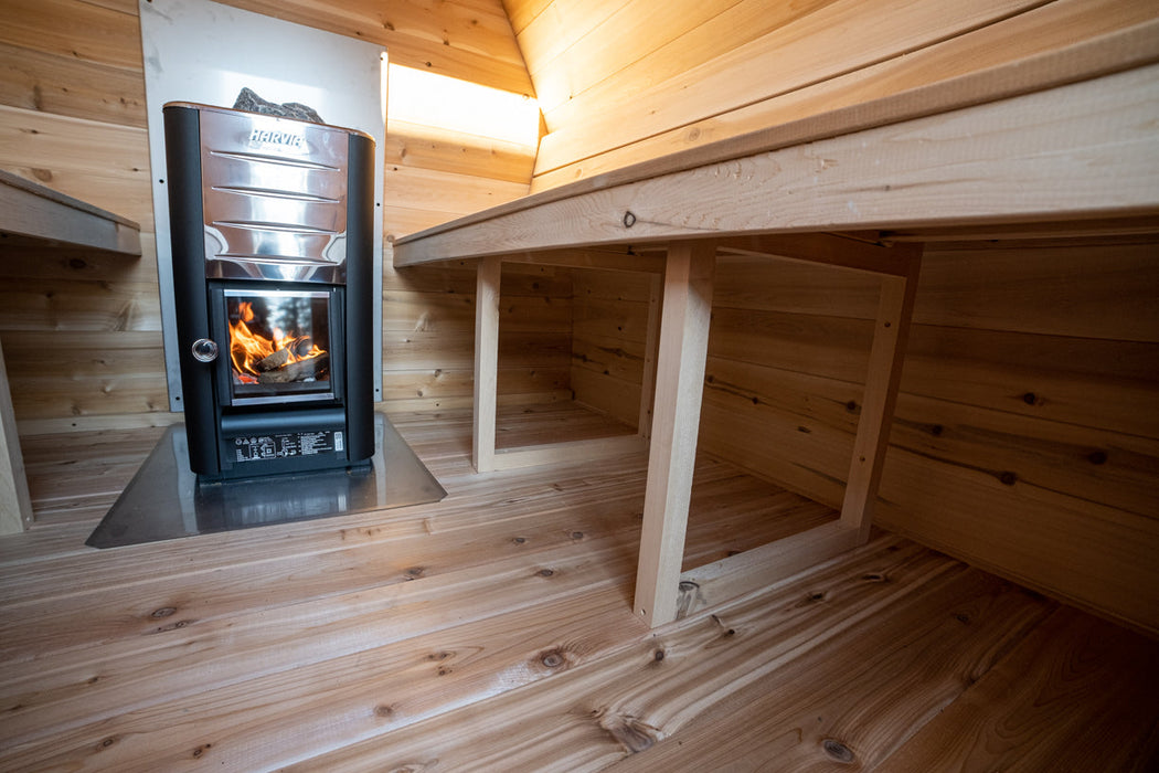 Canadian Timber MiniPOD Wood Burning Sauna (CTC77MW) by Leisurecraft