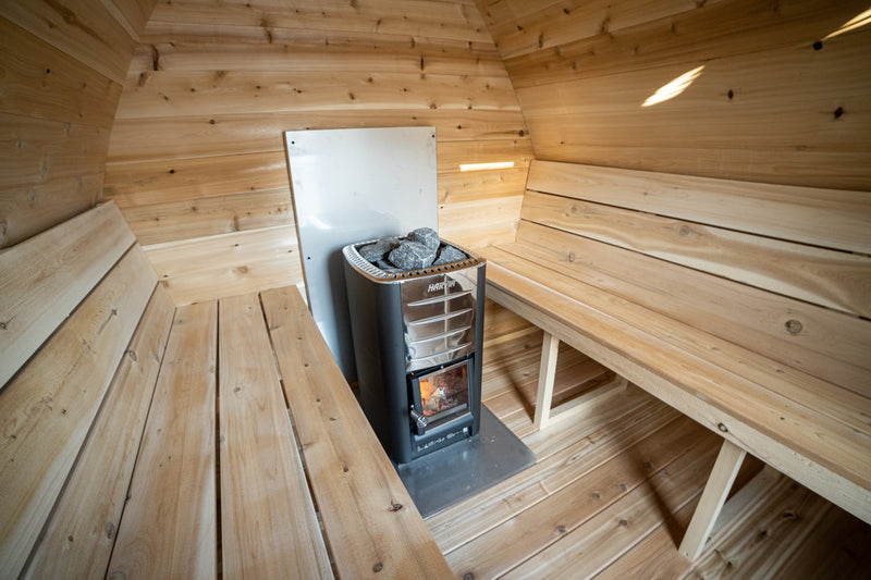 Canadian Timber MiniPOD Wood Burning Sauna (CTC77MW) by Leisurecraft