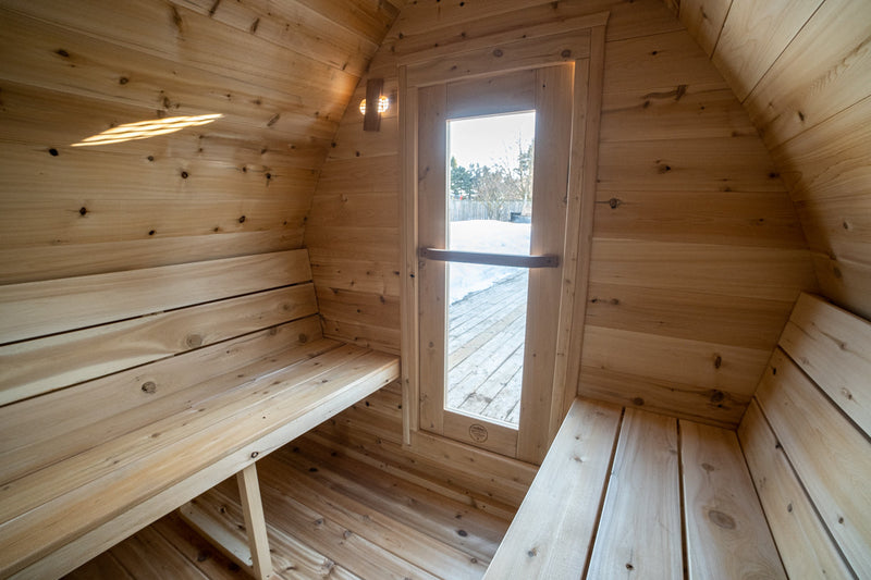 Canadian Timber MiniPOD Wood Burning Sauna (CTC77MW) by Leisurecraft