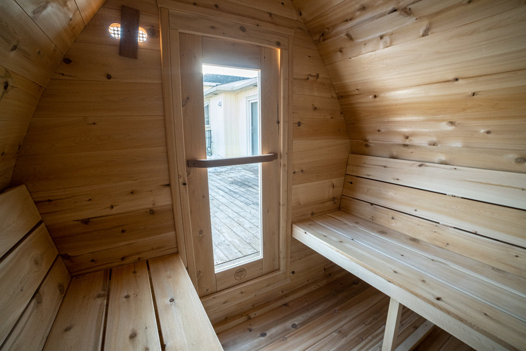 Canadian Timber MiniPOD Wood Burning Sauna (CTC77MW) by Leisurecraft