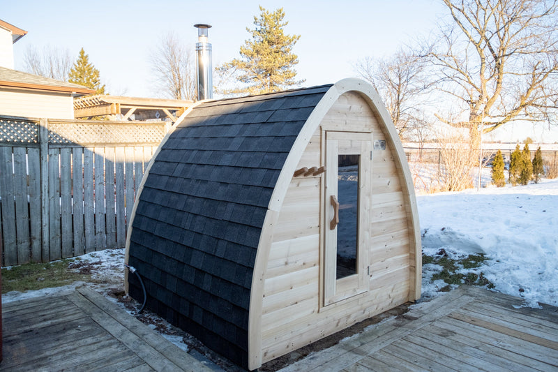 Canadian Timber MiniPOD Wood Burning Sauna (CTC77MW) by Leisurecraft