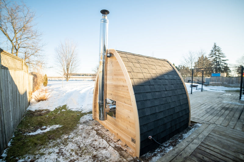 Canadian Timber MiniPOD Wood Burning Sauna (CTC77MW) by Leisurecraft