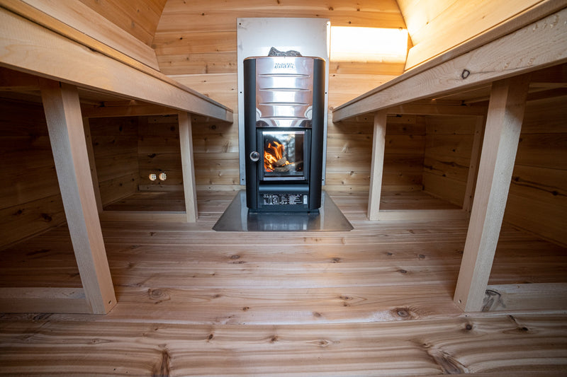 Canadian Timber MiniPOD Wood Burning Sauna (CTC77MW) by Leisurecraft