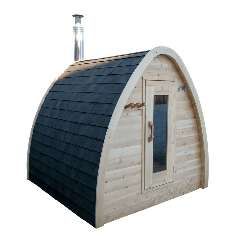 Canadian Timber MiniPOD Wood Burning Sauna (CTC77MW) by Leisurecraft