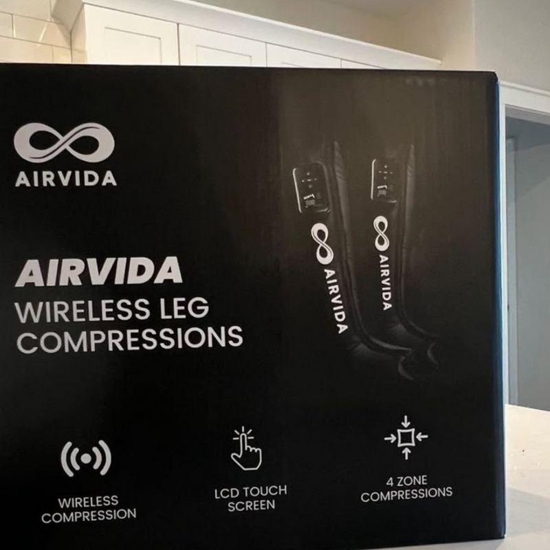Airvida Cordless Leg Compressions With LCD Screen