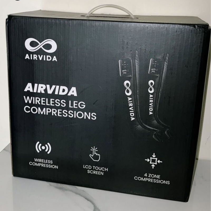 Airvida Cordless Leg Compressions With LCD Screen