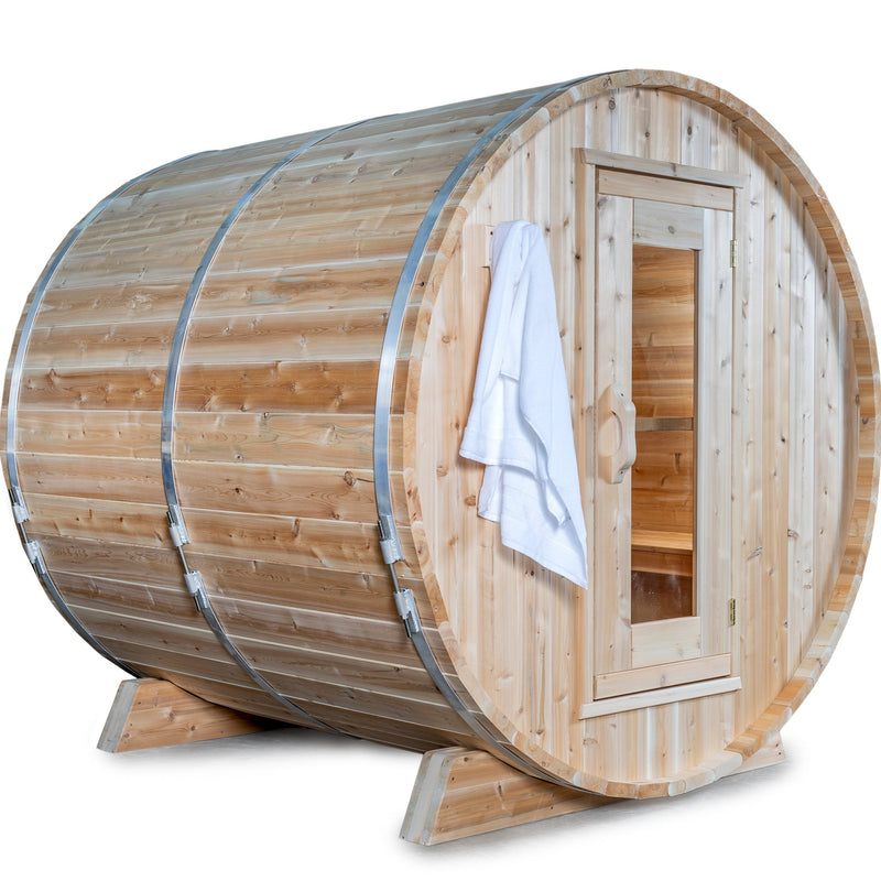 Canadian Timber Harmony Outdoor Electric Sauna (CTC22E) by Leisurcraft