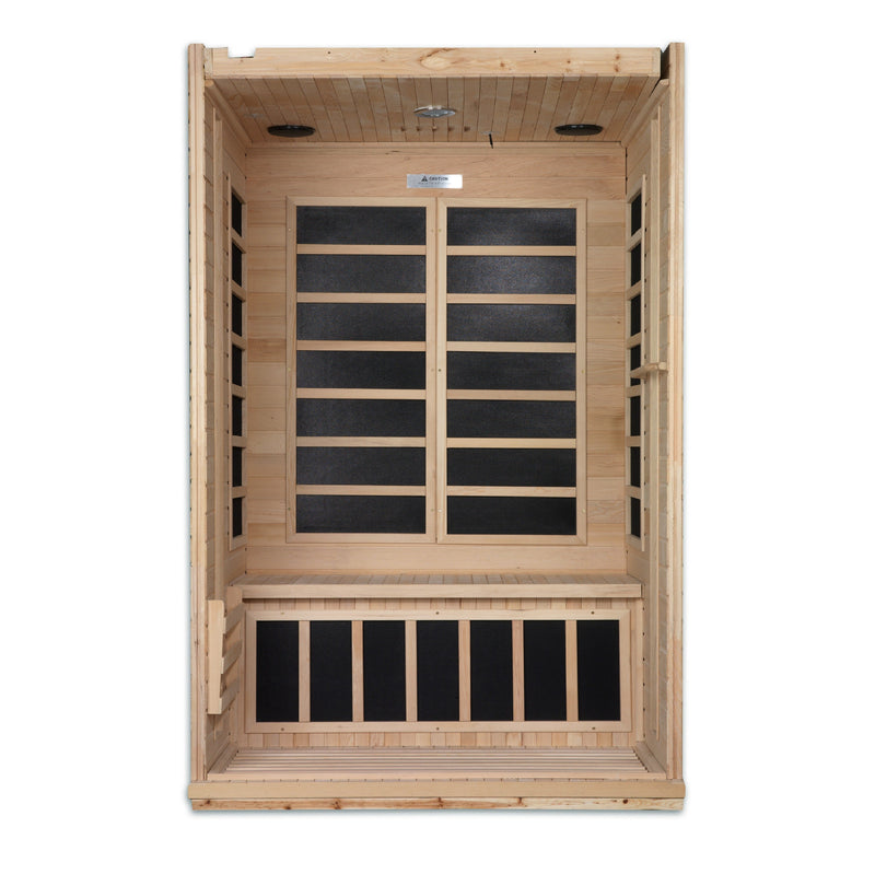 Dynamic "Venice" 2 Person Low EMF Far IR Sauna (DYN-6210-01)