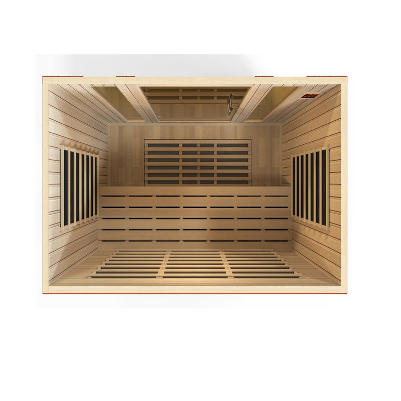 Dynamic "Bergamo" 4 Person Low EMF Far IR Sauna (DYN-6440-01)
