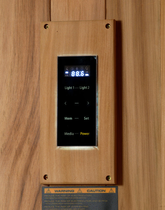 2025 Golden Designs Updated "Sundsvall" 2 Person Indoor/Covered Outdoor Traditional Sauna (GDI-7289-02)