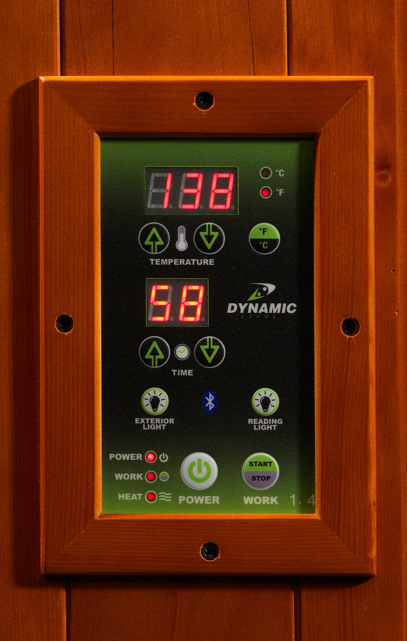 Dynamic "Heming" 2 Person Ultra Low EMF Far IR Sauna (DYN-6225-02 Elite)