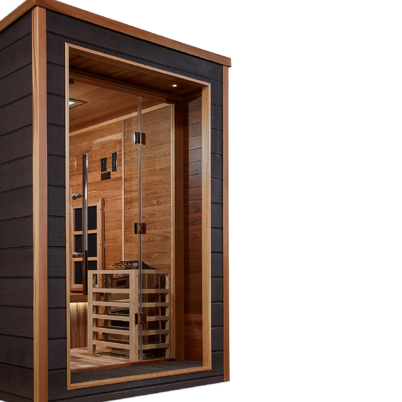 Golden Designs "Karlstad" 6 Person Outdoor-Indoor PureTech™ Hybrid Full Spectrum Sauna (GDI-8226-01)