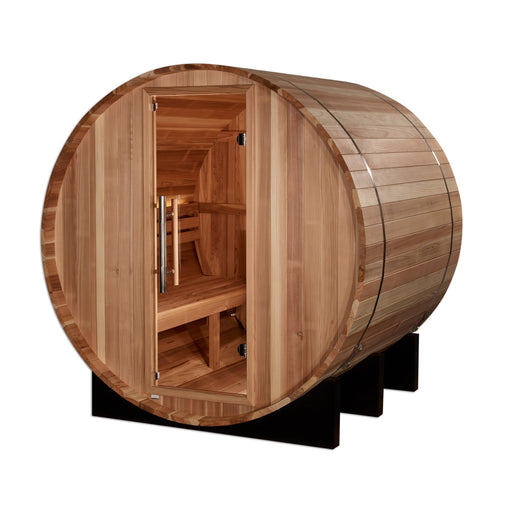 Golden Designs "St. Moritz" 2 Person Barrel Traditional Sauna (GDI-B002-01)