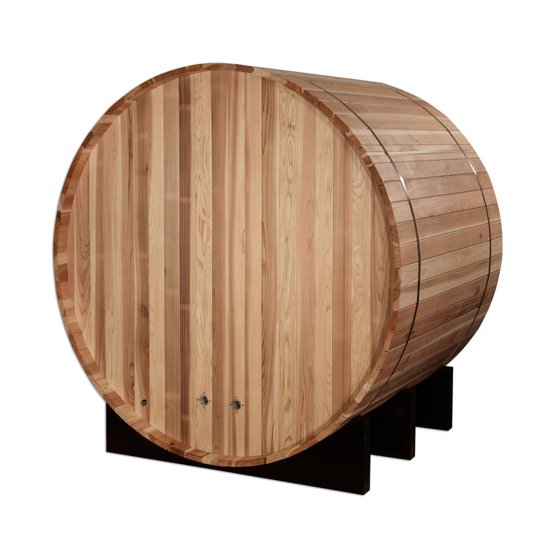 Golden Designs "St. Moritz" 2 Person Barrel Traditional Sauna (GDI-B002-01)