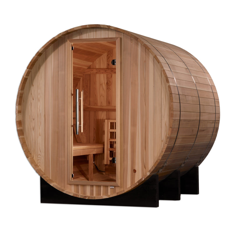 Golden Designs "Arosa" 4 Person Barrel Traditional Sauna (GDI-B004-01)