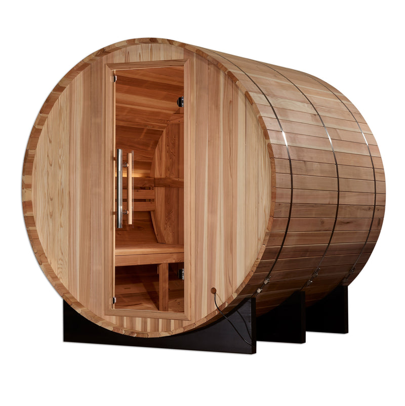 Golden Designs "Arosa" 4 Person Barrel Traditional Sauna (GDI-B004-01)