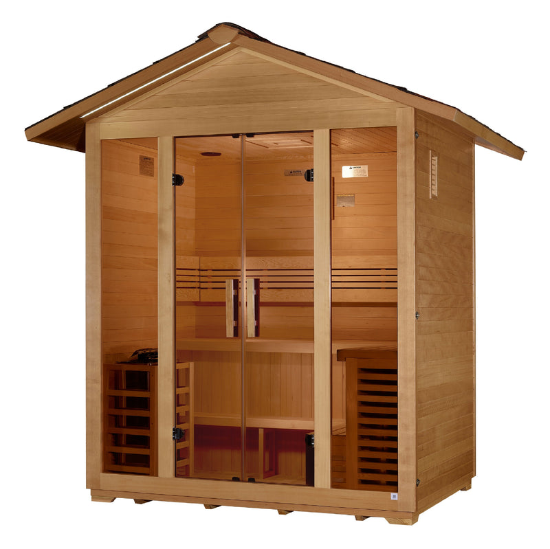 Golden Designs "Vorarlberg" 5 Person Traditional Outdoor Sauna (GDI-8105-01)