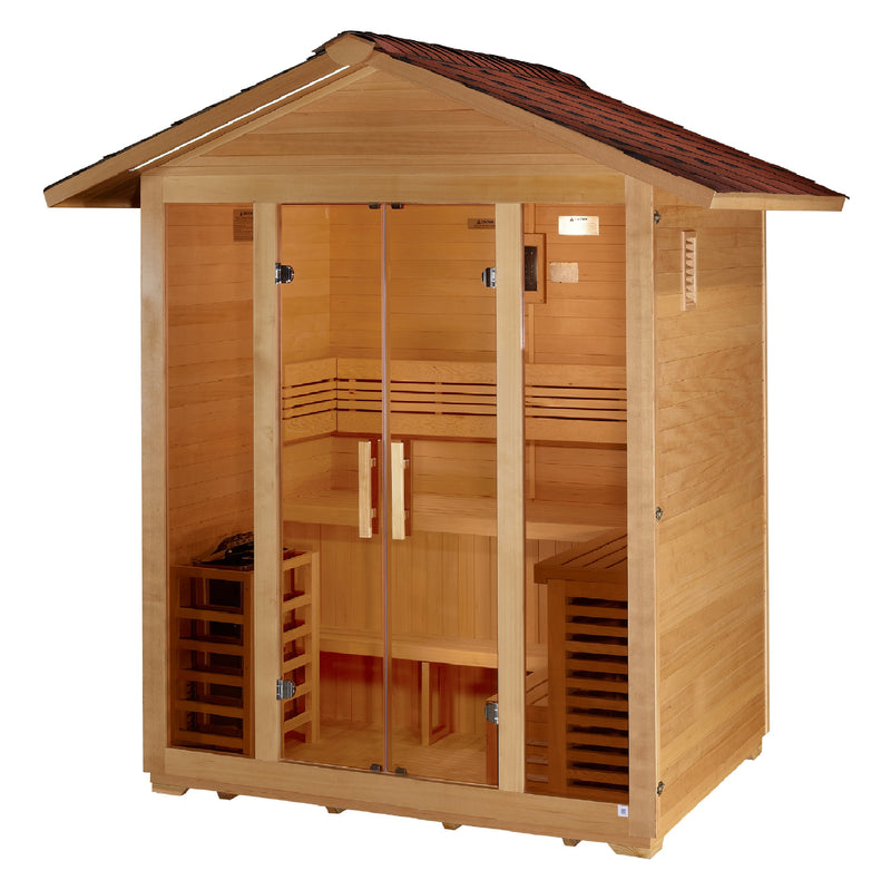 Golden Designs "Vorarlberg" 5 Person Traditional Outdoor Sauna (GDI-8105-01)