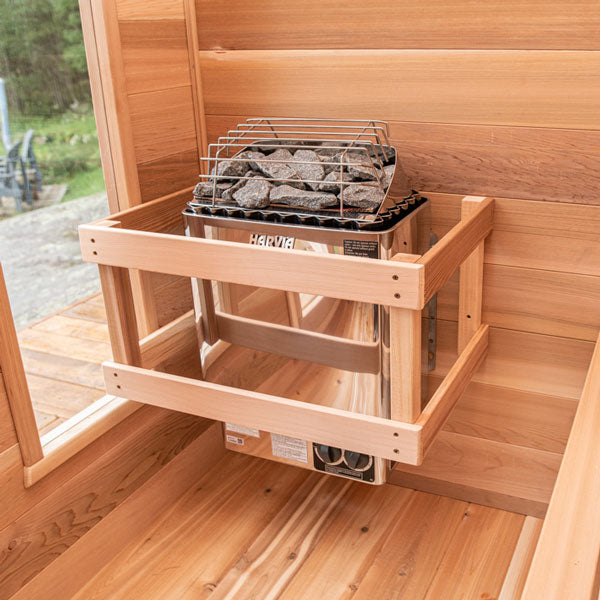 Canadian Timber Serenity MP Electric Barrel Sauna (CTC2245MPE) by Leisurecraft