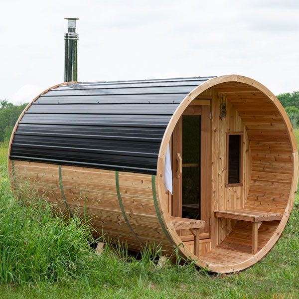 Canadian Timber Harmony Outdoor Electric Sauna (CTC22E) by Leisurcraft