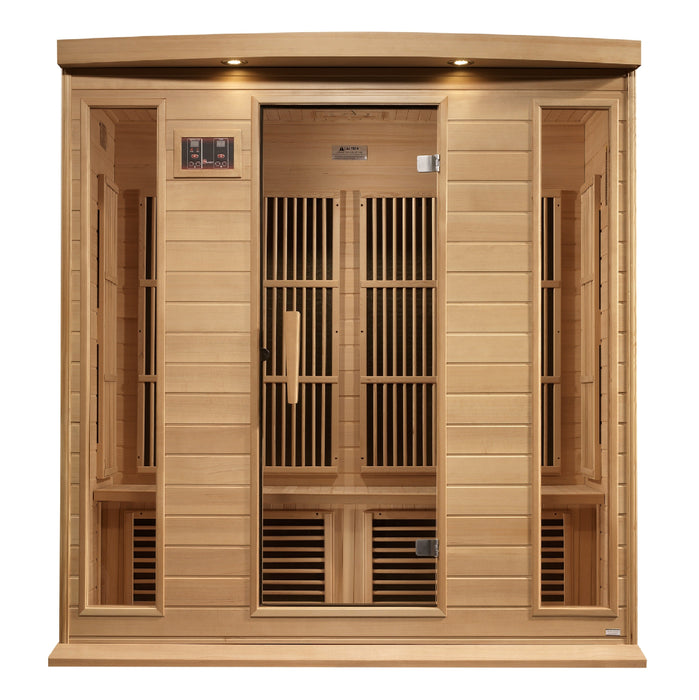Maxxus 4 Person Near Zero EMF FAR IR Sauna (MX-K406-01-ZF HEM)