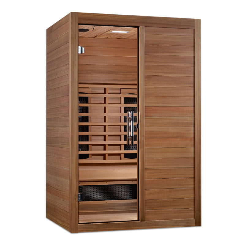 Maxxus "S-Line" 2 Person Full Spectrum IR Sauna (MX-S206-01-FS-PC)