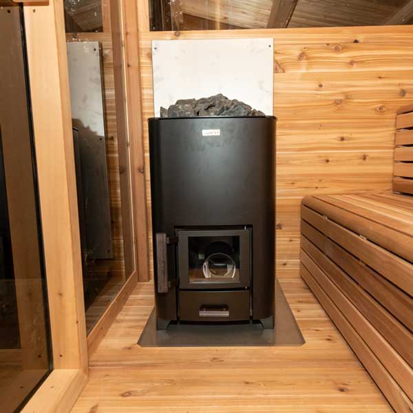 Canadian Timber Serenity Barrel Wood Burning Sauna (CTC2245MPW) by Leisurecraft