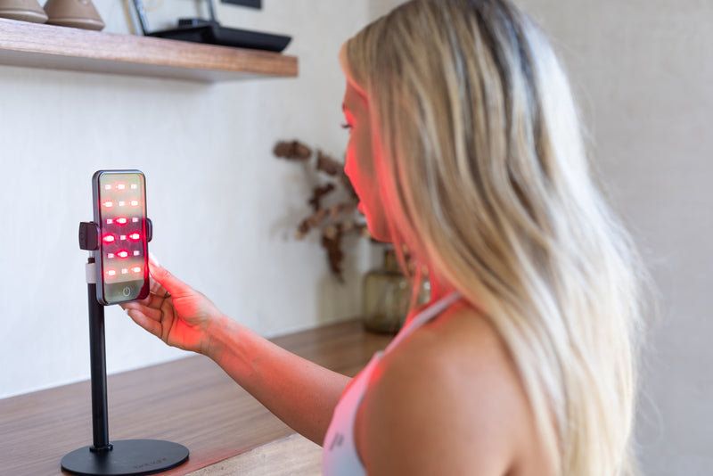 BioLight Glow: Portable Red Light Therapy Device - Slimmest Handheld Solution for On-the-Go Relief