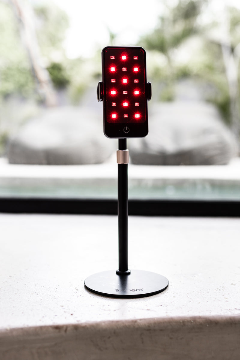 BioLight Glow: Portable Red Light Therapy Device - Slimmest Handheld Solution for On-the-Go Relief