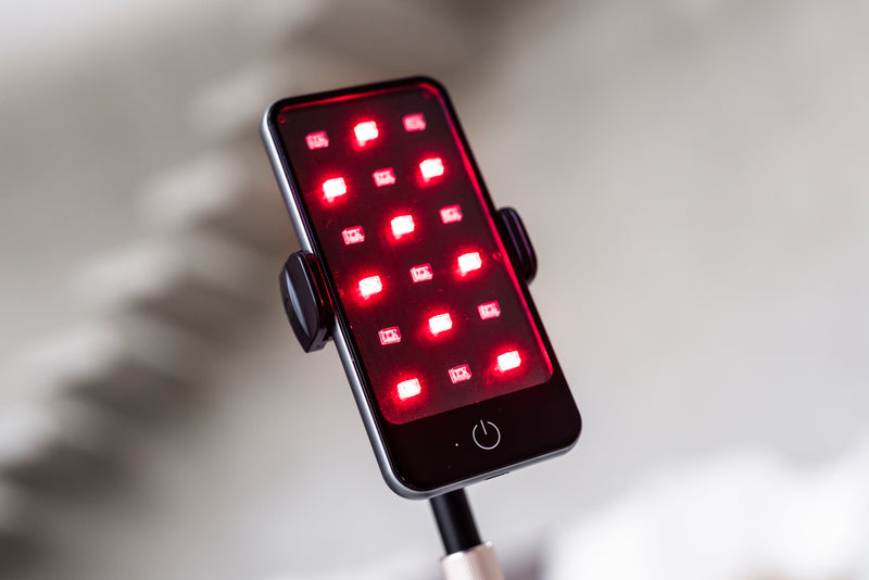 BioLight Glow: Portable Red Light Therapy Device - Slimmest Handheld Solution for On-the-Go Relief