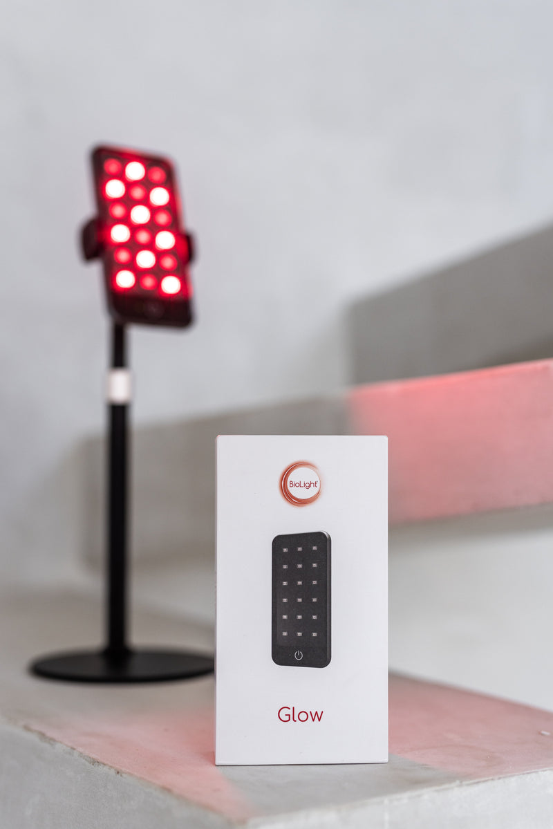 BioLight Glow: Portable Red Light Therapy Device - Slimmest Handheld Solution for On-the-Go Relief